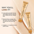 Long-lasting waterproof and sweatproof concealer with natural nude Maquiagem Liquid Concealer Beauty Face  Cosmetics Makeup Base