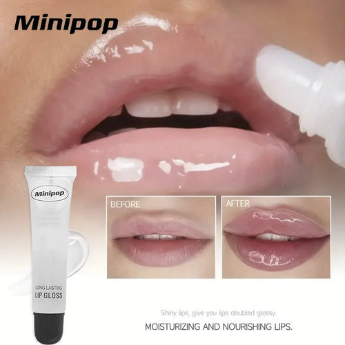 2/3/6pcs Long Lasting Hydrating Clear Lip Gloss | Non-sticky Lip Base Oil, High-shine Finish, Lip Care Cosmetics, 18ml