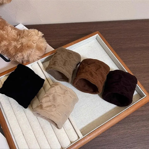 4 /5 Set Solid Widen Thicken Hair Band Ropes Women Ponytail Holder Hair Tie Scrunchies Fashion Hair Accessories