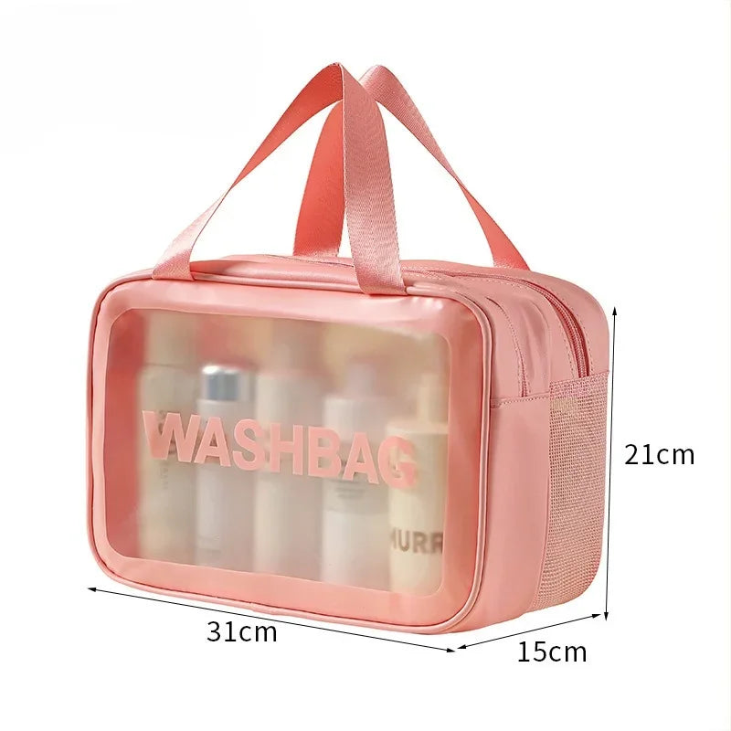 Wet-dry separation makeup bag portable toiletry bag travel essentials large capacity storage bag fitness swimming essentials