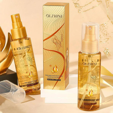 Deep nourishing hair care essential oil spray can increase luster and improve hair repair and damage fragrance