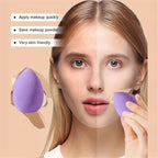 Rainbow Makeup Sponge Set 5-10PCS - Vegan Dual Use Blender for Liquid & Powder | Hypoallergenic Travel Essentials Fragrance-Free