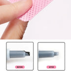 300Pcs Lint-Free Eyelash Glue Remover Cotton Wipes Cleaning Cotton Pads for Personal & Professional Makeup Tools