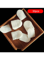 30Pcs/50Pcs/100Pcs Disposable Finger-Glove Type Makeup Remover Cotton Pads, U-Shaped Non-Woven Fabric, Double-Sided Pocket-Style, Soft and Lint-Free, Effective Makeup Removal