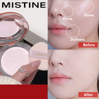 Mistine Face Powder Makeup Velvet Fusion Pressed Powder Setting Oil Control Holding Makeup Brightening Compact Foundation