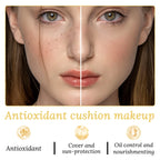 2 IN 1 Air Cushion Foundation+Matte Face Pressed Powder Makeup BB Cream Concealer Oil-control Waterproof Long-lasting Cosmetics
