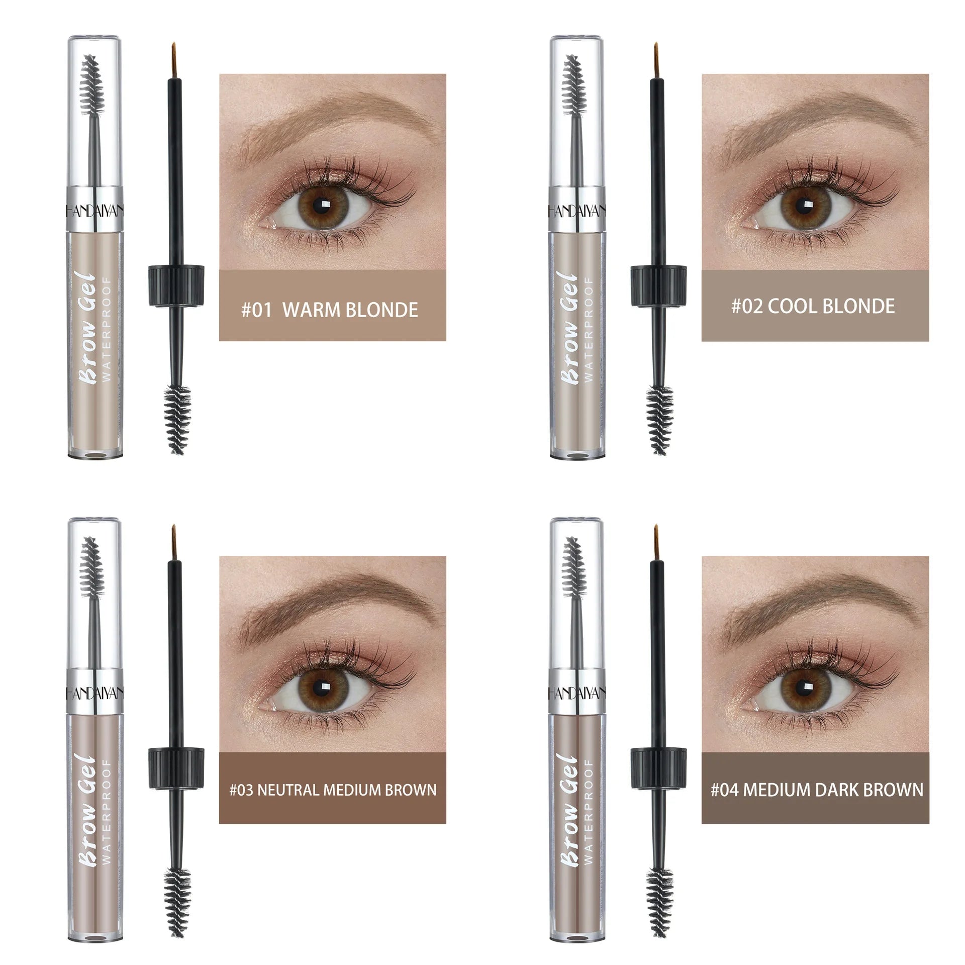 Eyebrows Gel Pen Eyebrow Cream Long Lasting Waterproof Tattoo Liquid Black Eye Brow Makeup Pencil