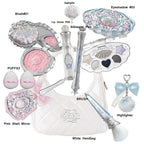 Flowerknows Makeup Set All In Flower Knows Little Angel Highlighter Powder Blush Strawberry Rococo Lip Gloss Perfume Kit