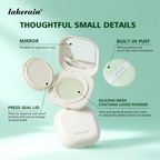 Lakerain Blurring Oil Control Powder Smooth Matte Finish Sweat Humidity Resistant Leak-Proof Design Blurring Hydrating Powder