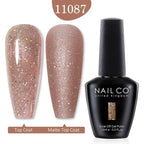 NAILCO Red Colors Series 15ML Nail Gel Polish Nail Supplies Semi Permanent For Nail Art Manicure Soak Off LED UV Hybrid Varnish