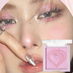 Love Angel High Gloss Powder Highlighter Makeup Palette Peach Fairy Glitter Body Bronzer Highlight Contour Illuminator Makeup