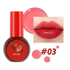 Fruit Juice Red Lip Tint Mirror Water Light Liquid Blush Moisturizing Sexy Lip Gloss Cheek Makeup Long Lasting Color Cosmetic