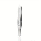 Stainless Steel Eyebrow Tweezers Slant Tip Precision Tip for Eyebrow Hair Removal Facial Hair Blackheads & Splinters Removal