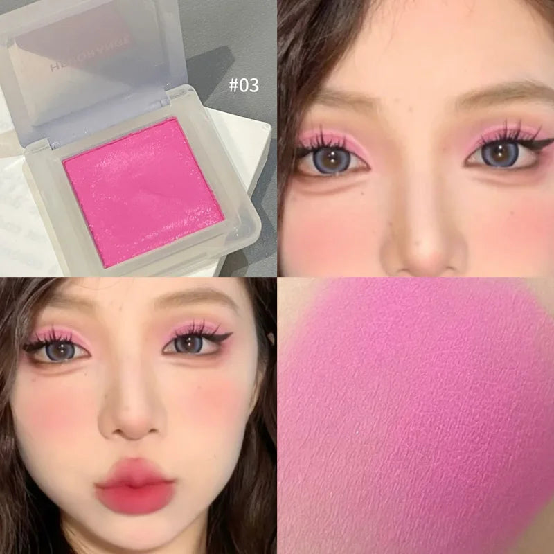 HERORANGE youth monochrome makeup eye shadow ins pearlescent fine flash natural delicate mashed potato eye shadow plate