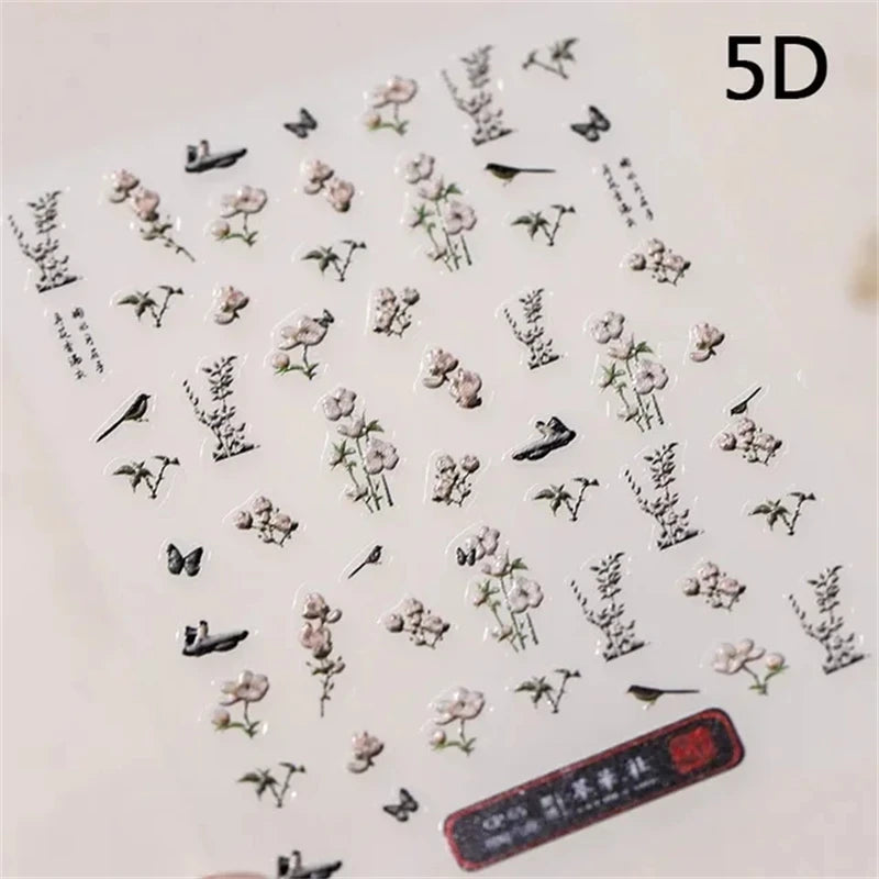 1PCS White French Manicure Strip Nails Sticker Stencil Guide French Nail Art Decals Form Fringe DIY Line Tips Decoration Tools