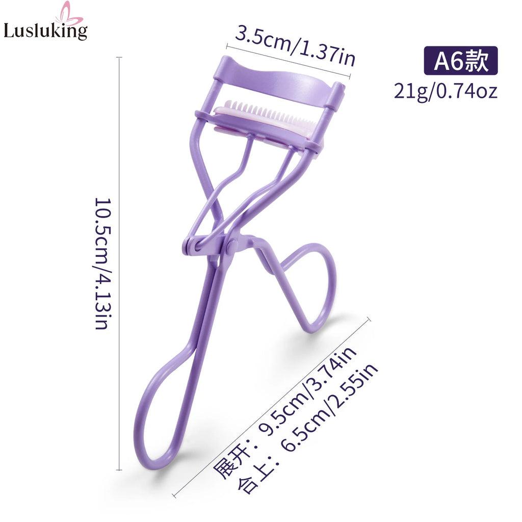 1pc Eyelash Curler With Soft Silicone Pad Women Eyelashes Curling Clip Long Lasting Lift Lashes Makeup Accessories Cosmetic Tool