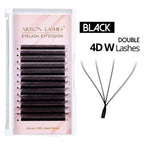 ARISON 3D/4D/5D/6D W-Shape Eyelashes Extension Premade Volume Fans YY-shape Lashes Faux Mink Soft Easy Faning Natural Lash