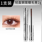 Spiral Mascara-Long-lasting Waterproof Eye Makeup,Steel Tube Spiral Brush Head,Easy Application for Lengthening&Volumizing Lash