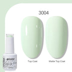 Arte Clavo Solid Color Gel Nail Polish 15ml Soak Off UV LED Gel Semi-Permanent Glitter Polish For Manicure Nail Art Salon Gel