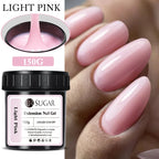 UR SUGAR 150g Transparent Nail Extension Gel Jelly White Light Pink Acrylic French Nail Art UV LED Gel Semi Permanent Manicure