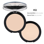 Face Pressed Powder Foundation Coverage Lasting Oil Control Natural Natural Ivory White Face Powder Mineral Foundation Cosmetics