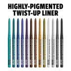 Waterproof Black Eyeliner Pencils Smudge-Proof Long-Lasting Beginner-Friendly Eye Makeup High Pigment Black White Eye Liner Pen