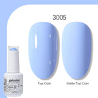 Arte Clavo Solid Color Gel Nail Polish 15ml Soak Off UV LED Gel Semi-Permanent Glitter Polish For Manicure Nail Art Salon Gel