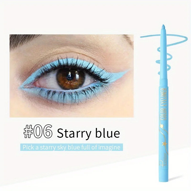 Colorful Eyeliner Gel Pencil Waterproof Lasting Easy To Wear Eyes Beauty Makeup Natural Matte Lying Silkworm Eye Liner