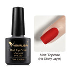 Venalisa HEMA TPO FREE 7.5ml Gel Polish Nail French Pink Jelly Nude Collection Nail Gel Polish Glitter Gorgeous Soak Off UV LED