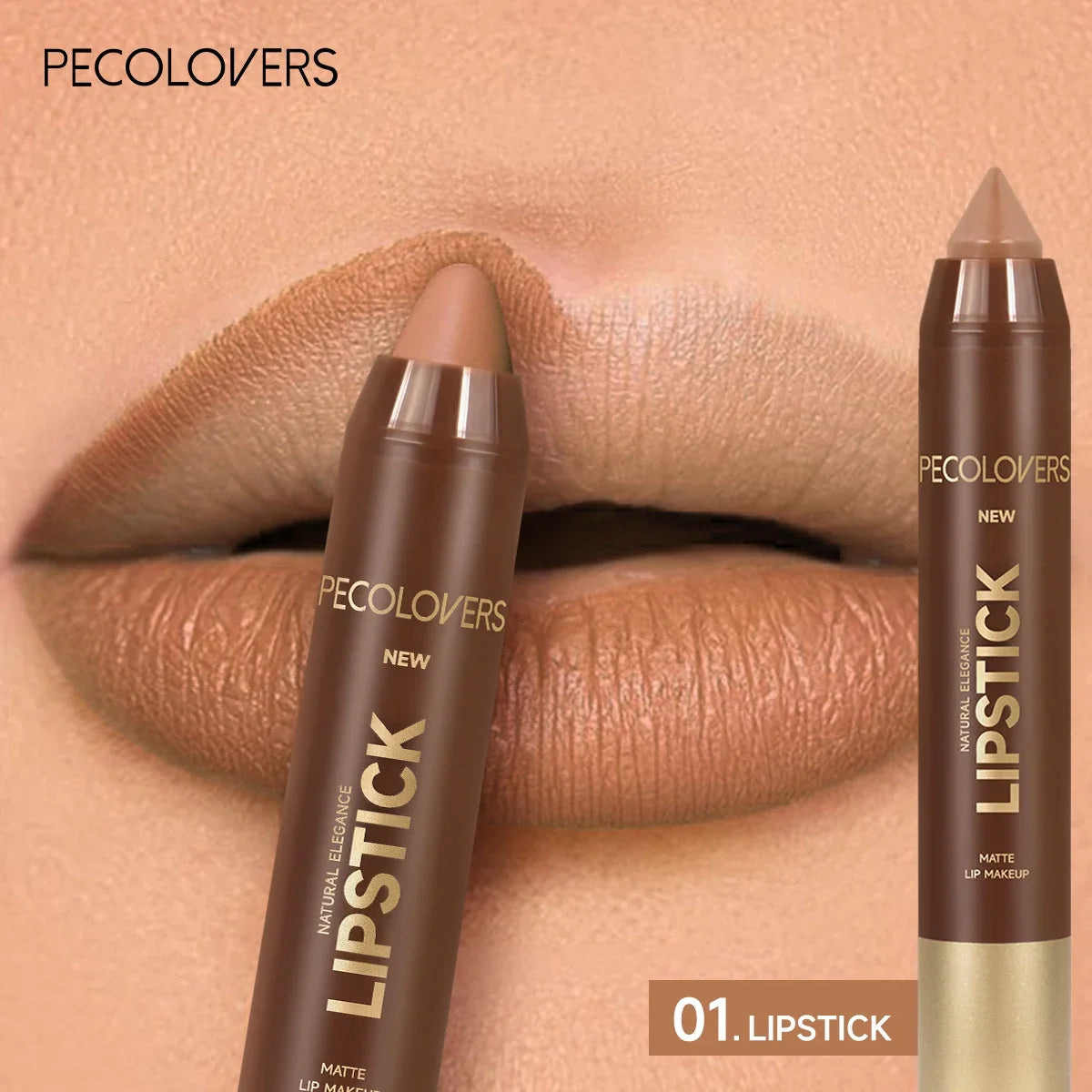 Matte Velvet Lipstick – Long-Lasting, Waterproof, Non-Stick & Transfer-Proof