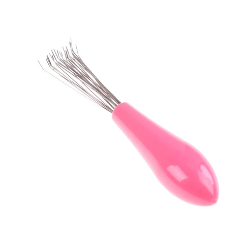 1 PC Random Color Comb Hair Brush Cleaner Cleaning Remover Embedded Plastic Comb Cleaner Tool