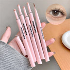 Meniscus Double-end Lying Silkworm Eyeliner Pencil Pearlescent Matte Nude Pink Highlighter Shadow Pen Brightening Eye Makeup