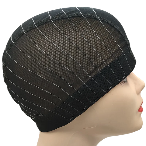 Mesh Wig Caps For Sewing Machine Training 4x4 Lace Closure Wig Caps Spandex Dome Guideline Wig Caps for Making Wigs