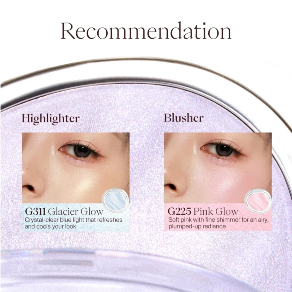 JOOCYEE Highlighter Blush Shimmer Stain Long-lasting Natural-looking Easy to apply Original Makeup Cosmetics