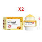 Strawberry Lip Scrub Gentle Repair Chapped Lips Deep Moisturizing Nourishing Improve Dryness Honey Orange Lip Care Exfoliator