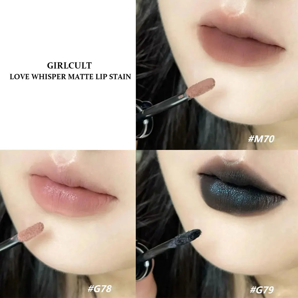 Girlcult Love Whisper Matte Lip Stain,Velvet Lip Cream,Lightweight Non-Drying,Long-Lasting Pigmentation,New Beginning,Seasonal