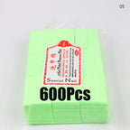 1000/500/200/180/100Pcs Profession 100% Cotton Pads For Nail Wipe Lint-Free Nail CottonGel Polish RemoverNail Art Cleaning Tools