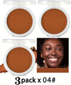 3 Pack Set Wheat Bronzing Powder For Dark Tone, Matte Finish, Sweatproof & Oil Control Powder, Concealer Contouring Foundation