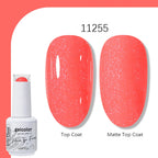 Arte Clavo Solid Color Gel Nail Polish 15ml Soak Off UV LED Gel Semi-Permanent Glitter Polish For Manicure Nail Art Salon Gel