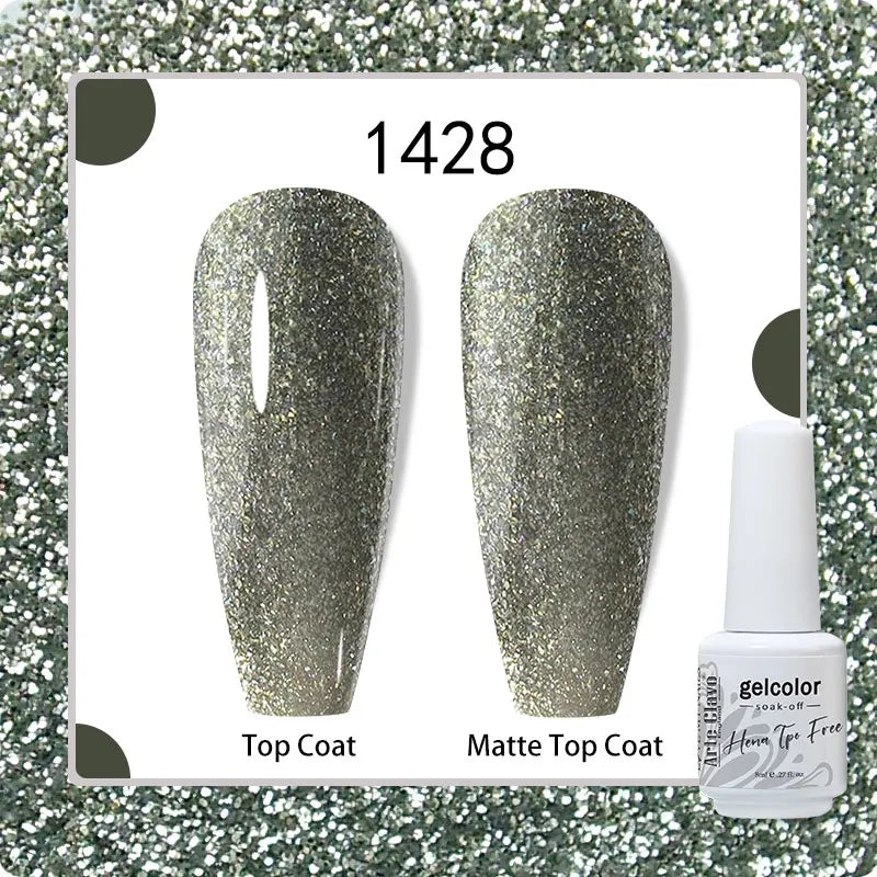 Arte Clavo 8ml HEMA TPO Free Gel Nail Polish Nail Art Manicure Semi Permanent Gel UV Hybrid Varnishes Base Top Coat Enamels New