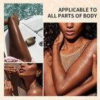 Liquid Shimmer Body Highlighter Oil Makeup,Glitter Spray Oil Lotion,Full Body & Face Glow-Up Liquid Lotion for All Skin Type