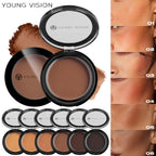 YOUNG VISON Foundation + Matte Powder Oil-Control Brightening Primer Foundation Powder Concealer Color Cosmetics