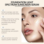 4-in-1 Foundation Liquid SPF 50+ Full Coverage Concealer Long-lasting Waterproof  Professional Concealing Face Dark Circle