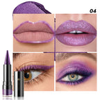 YOUNG VISION Six-Shade Matte Pearl Shimmer Dual-Effect Lipstick Waterproof, Non-Transfer Lipstick Cosmetics