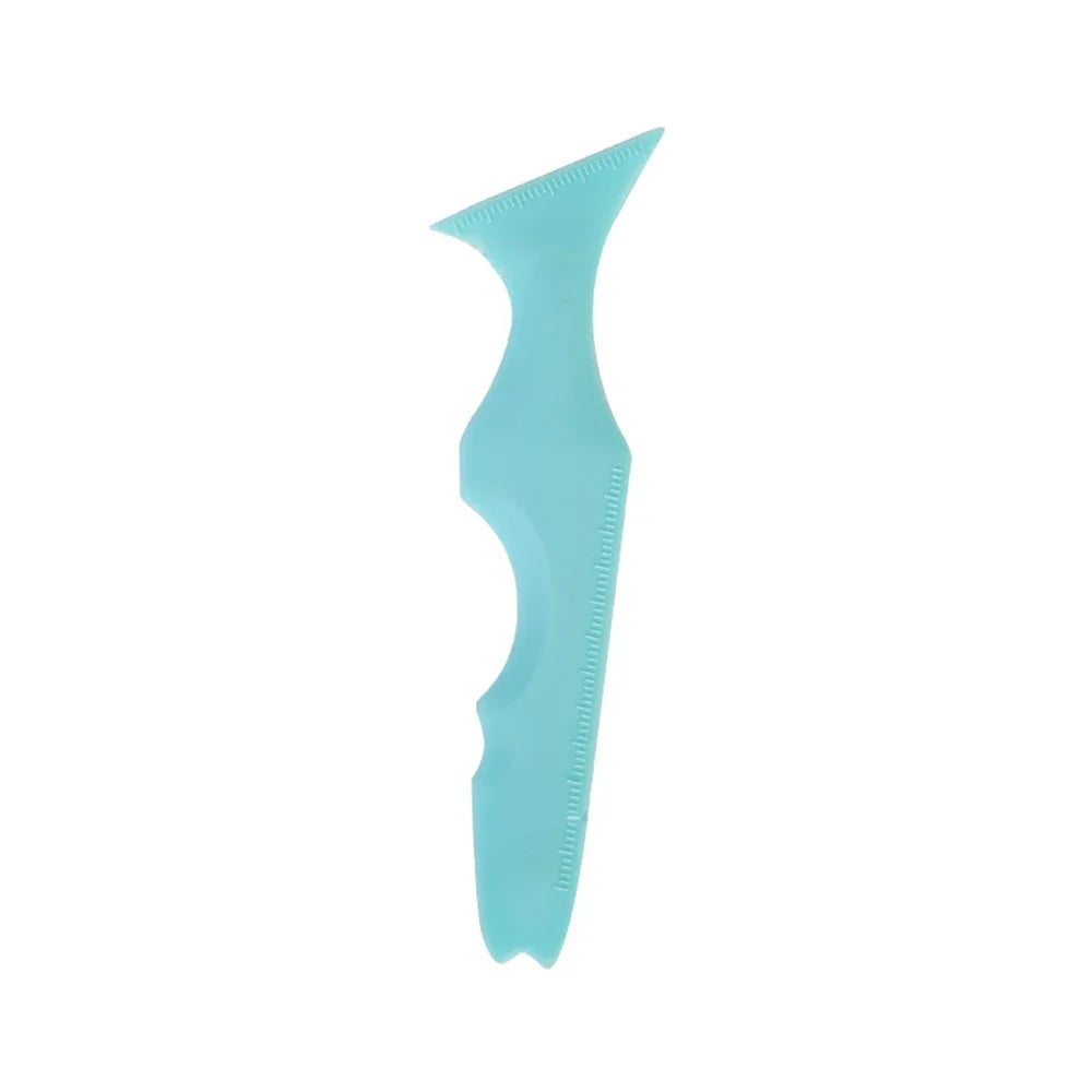 5 in 1 Silicone Beauty Ruler Reusable Eyeliner Stencils Winged Tip Eyeliner Aid Eyebrow Stencil Multi-Purpose Makeup Tool