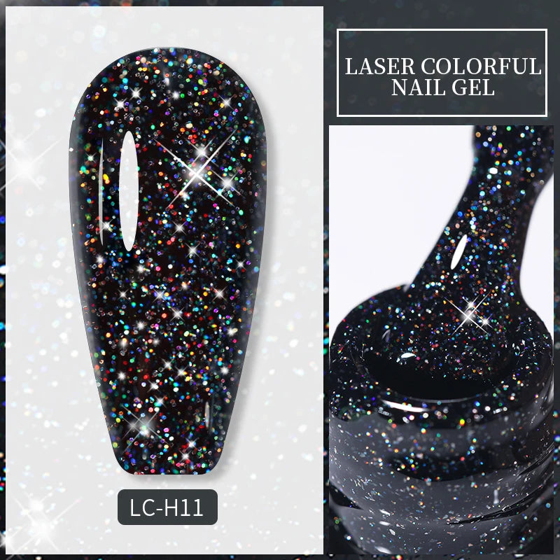 LILYCUTE 7ml Metallic Gel Nail Polish Red Chrome Effect Soak Off UV Gel Varnish Semi Permanent Nail Art Manicure Base Top Coat