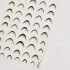 1PCS White French Manicure Strip Nails Sticker Stencil Guide French Nail Art Decals Form Fringe DIY Line Tips Decoration Tools