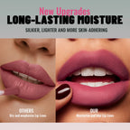 1PC Matte Velvet Lip Gloss - Highly Saturated Liquid Lip Mud, Non-Stick Long-Lasting Formula, 10-Shade Mixed Palette