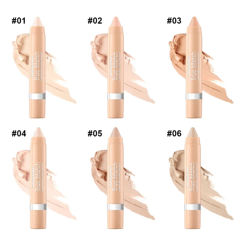 SANSUMMER LIGHT SENSE CRAYON CONCEALER Moisturizing eye concealer Covers wrinkles and dark circles Long-lasting waterproof