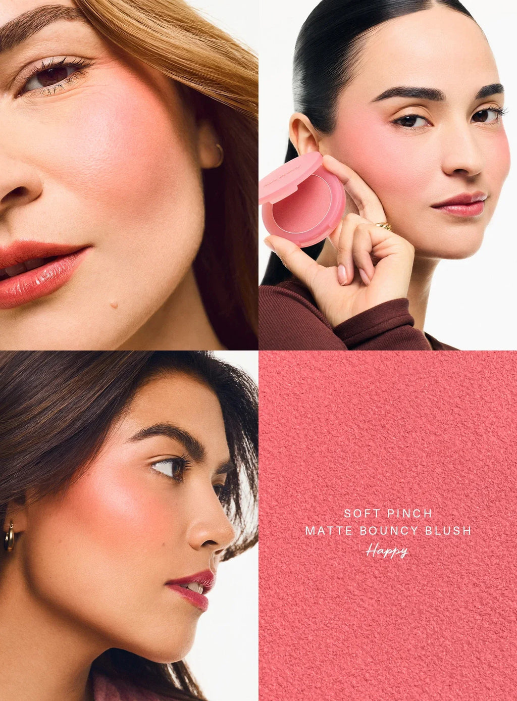 Rare Beauty Soft Pinch Matte Bouncy Cushiony Cream-to-powder Blush Airy And Lightweight Soft Pinch Liquid Blush Natural Flush
